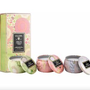 NWT Voluspa Mini Candle Trio